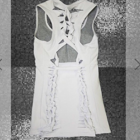 Shredded Back Gym Top - Picture 2 of 4